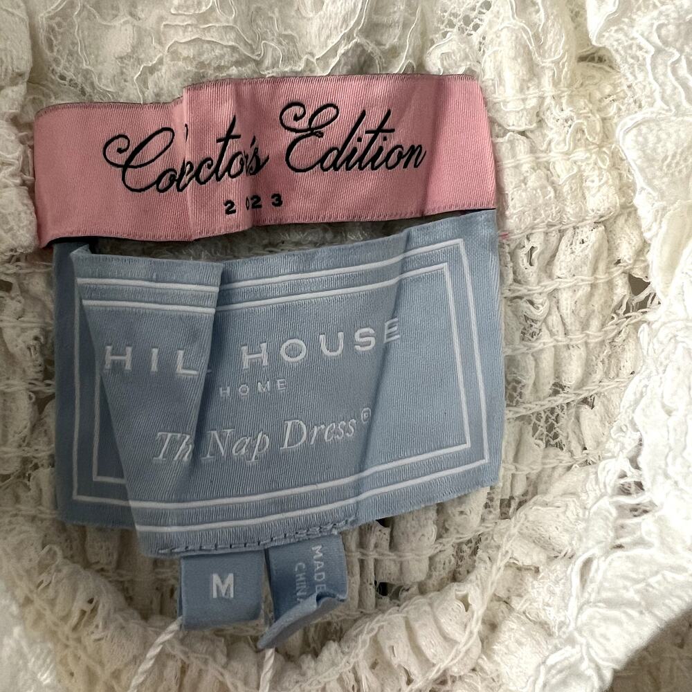 Hill House The Collector's Edition Ellie Nap Midi Dress White Lace Size M New - Picture 5 of 10